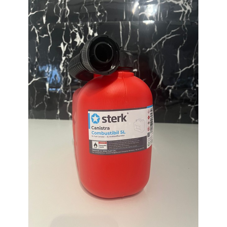 Canistra combustibil din plastic 5 L, Sterk