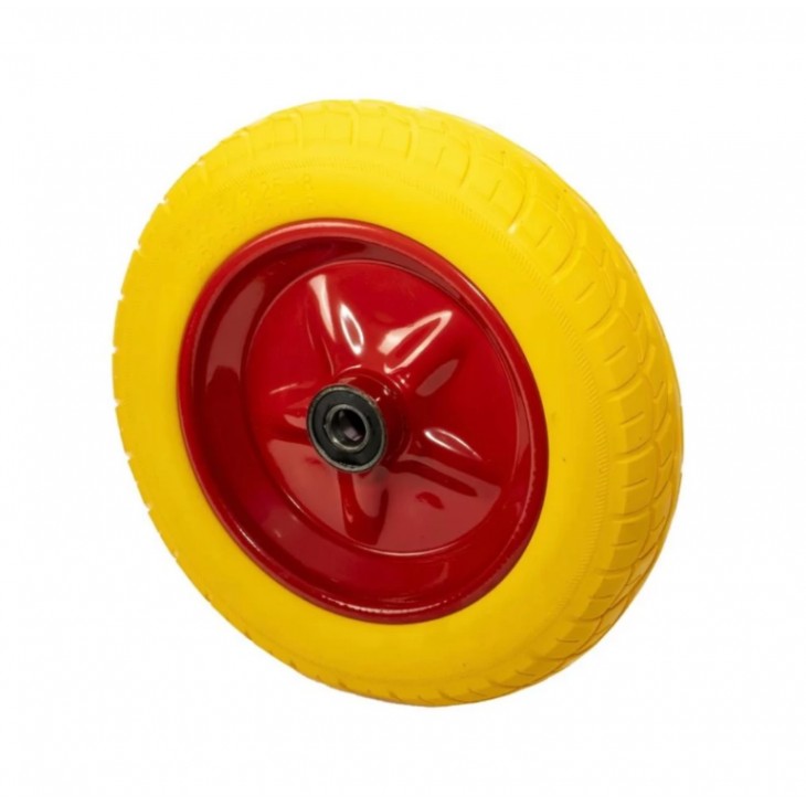 Roata roaba plina cu ax de 21cm