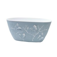 Jardiniera Blue 3D cu Fluturi, Mica Nr 1