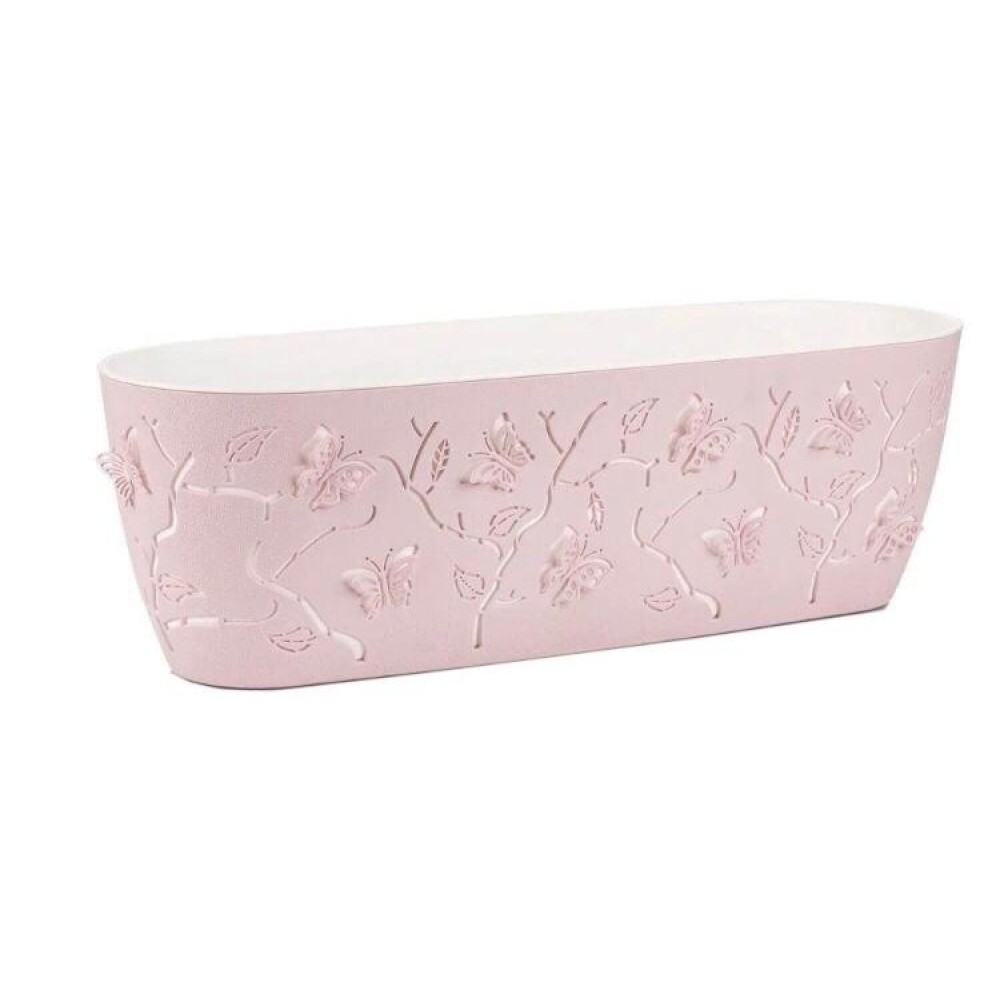 Jardiniera Roz 3D cu Fluturi, Mare Nr 2