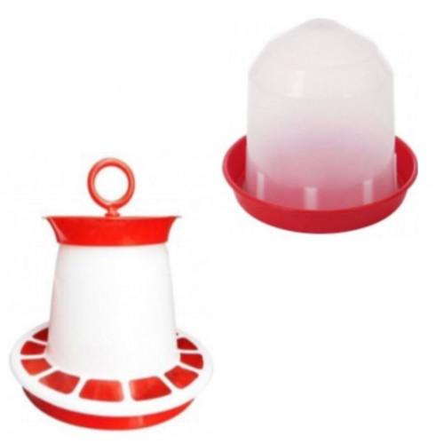 Adapatoare 5L si Hranitoare 270x300mm pentru pui si pasari, Sterk