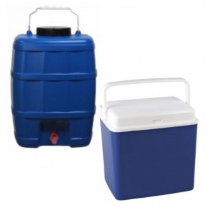 Lada frigorifica camping 24L cu Bidon pentru camping 20L