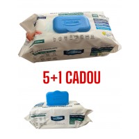 Pachet 5+1 cadou Servetele umede multisuprafete cu bicarbonat si otet Deep Fresh