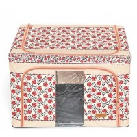 Cutie depozitare pliabila cu fermoar 100L Motiv traditional 4