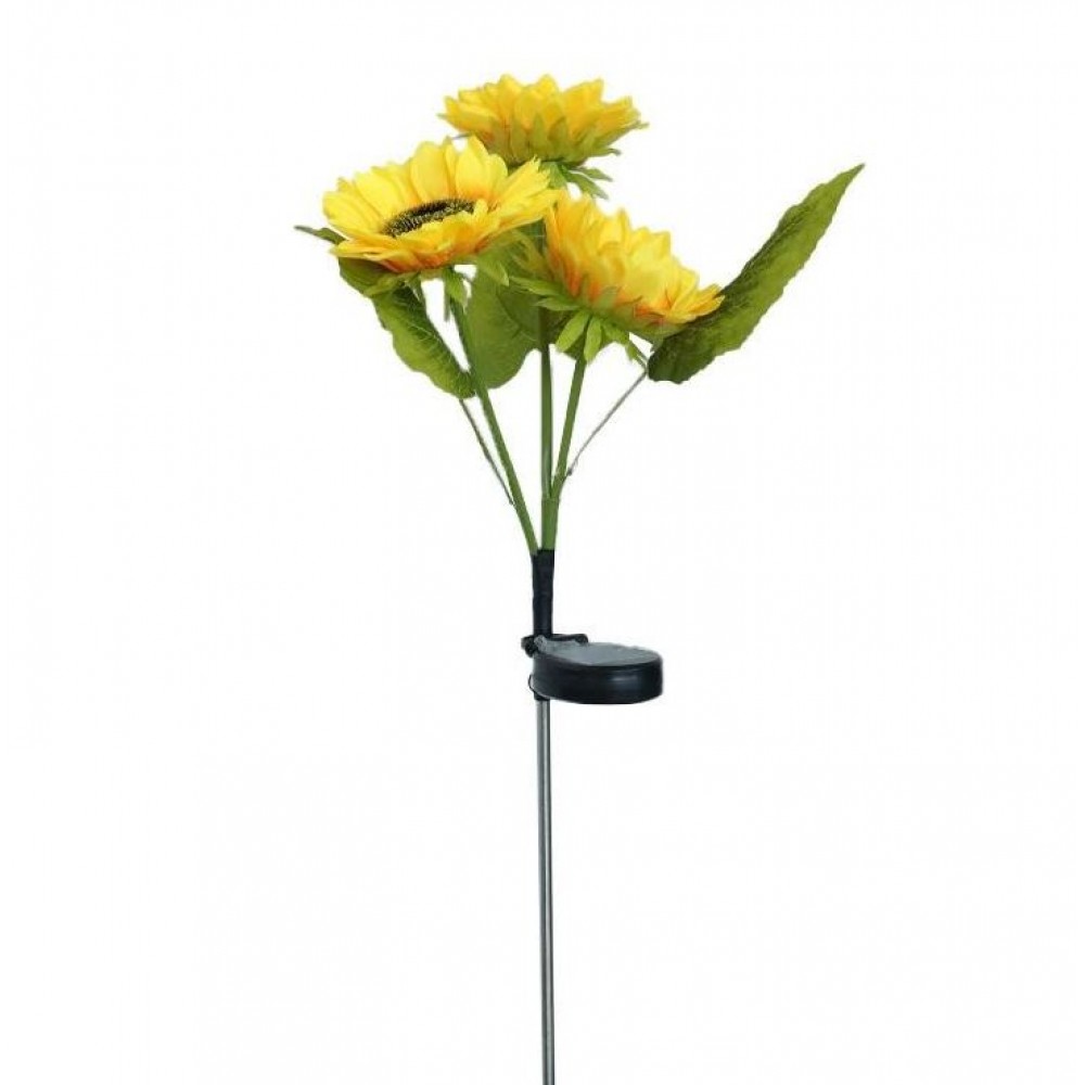 Lampa solara LED, floarea soarelui, 70cm