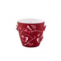 Ghiveci 3D Fluturi Nr 2, Rosu  1.4 L
