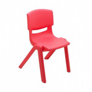 Scaun copil plastic gradinita, rosu