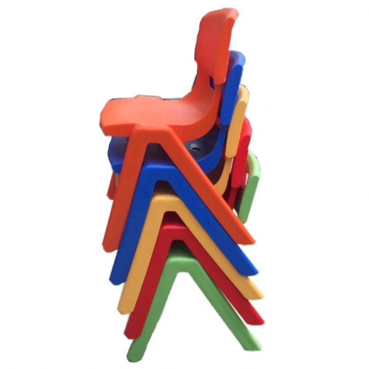 Scaun copil plastic gradinita, albastru