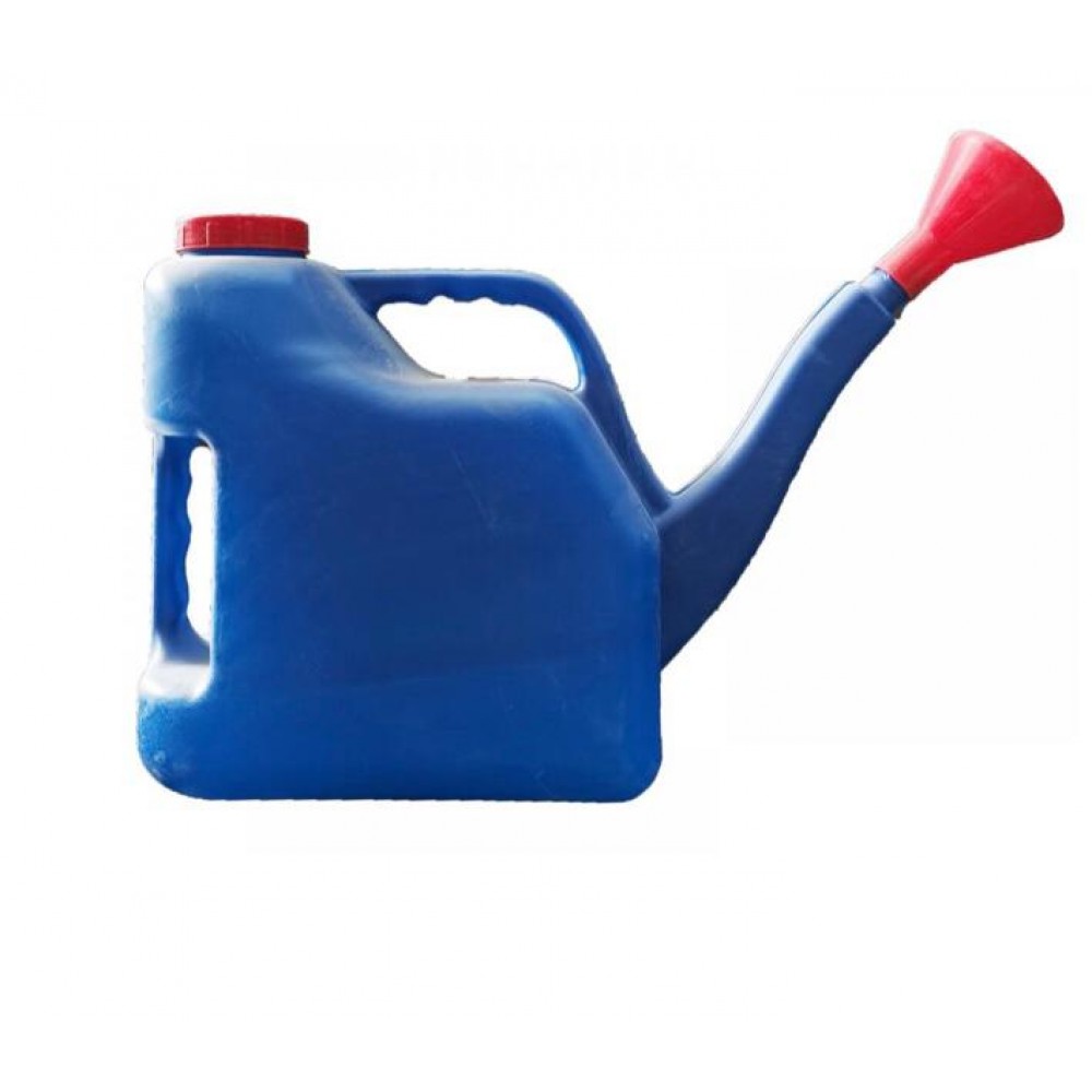 Stropitoare din plastic 5L cu capac, albastra