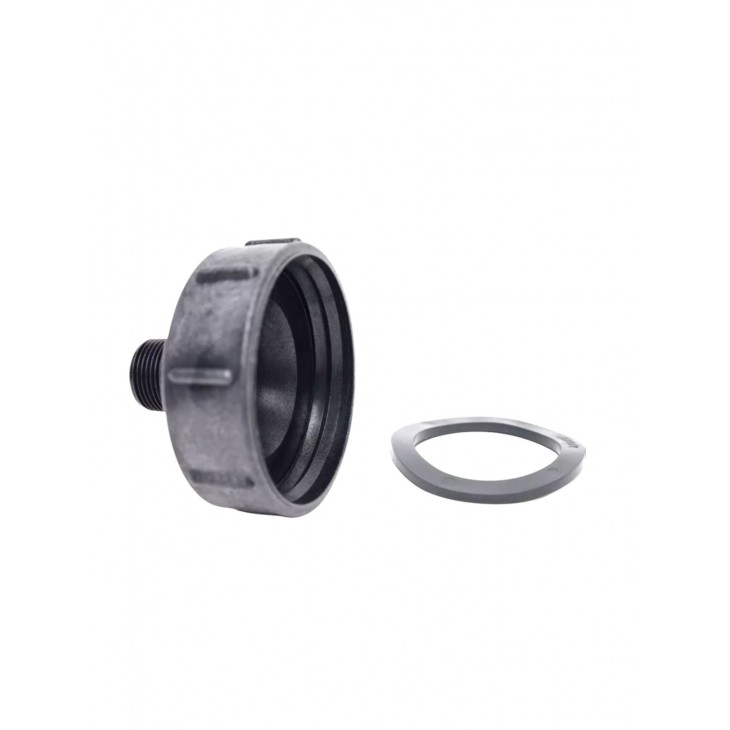 Adaptor bazin IBC 1000L, 4" FI x 1" FE, Abrisa, Spania 