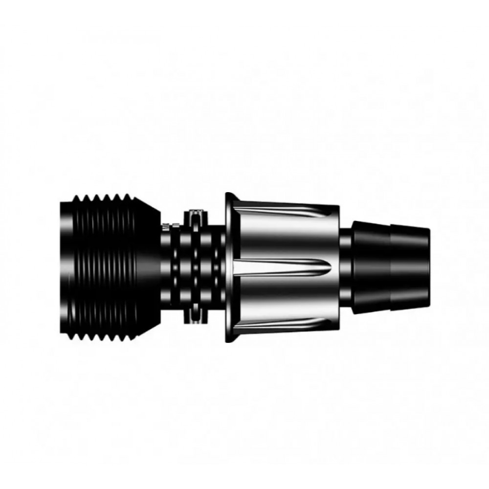 Adaptor 3/4 cu filet exterior pentru banda picurare 16mm, Teco Italia
