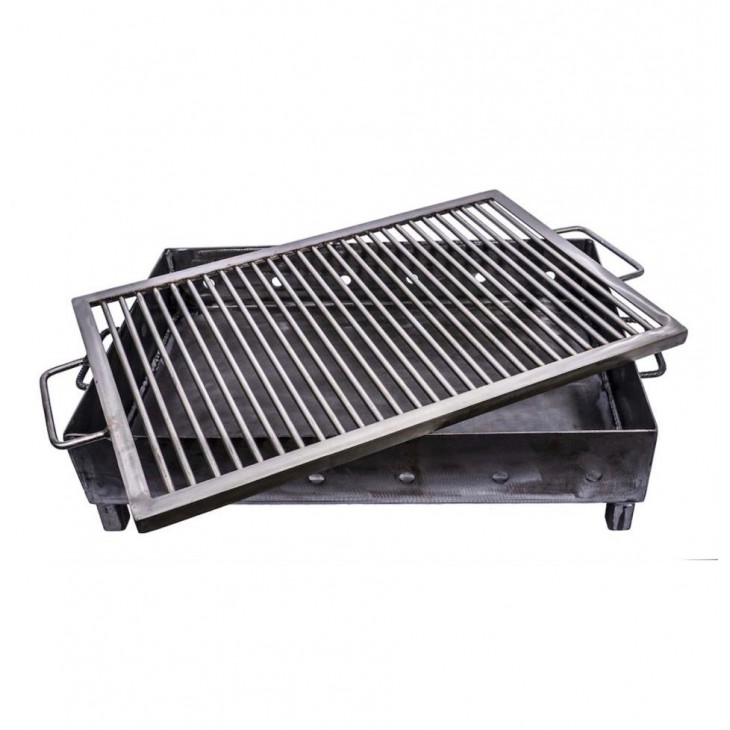 Gratar din fier cu picioare detasabile 40 x 30 cm
