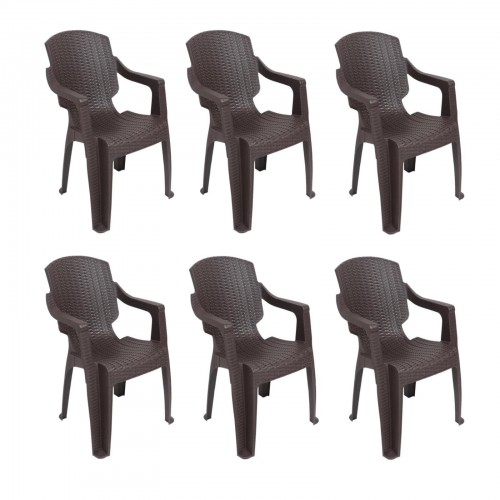 Scaun pentru gradina Infinity Maro CRL, Set 6 Buc