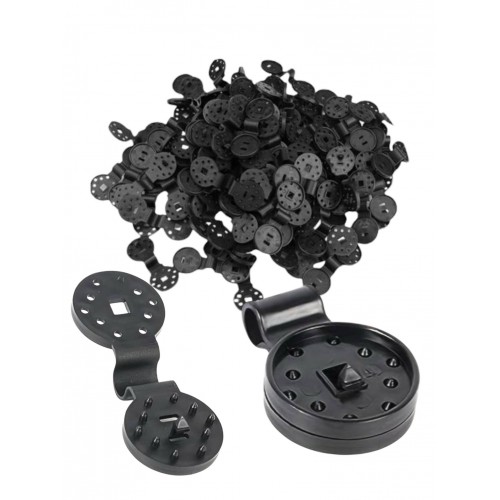 Clips/ Clema pentru prindere plasa umbrire rotund 10buc/set