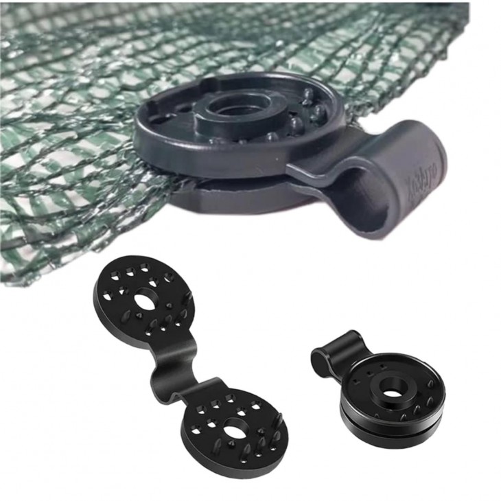 Plasa umbrire 1.5M latime, Grad umbrire 40%, 50M + 50 clipsuri + 100 bride nylon negre 