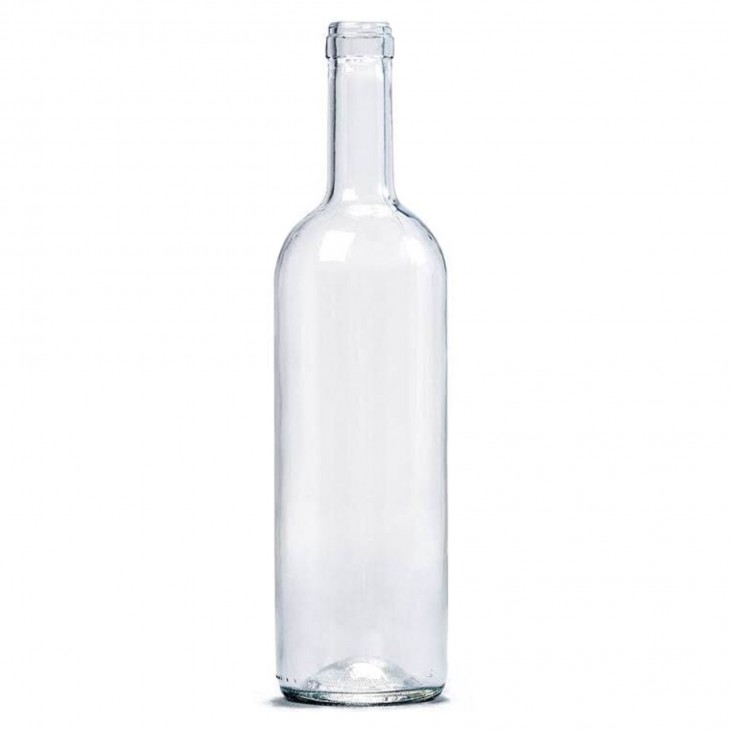 Sticla de vin 750ml 16 buc/Set cu Dop de pluta 16 buc si Capison Auriu