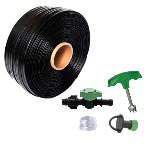 Kit irigare banda picurare 10cm/100m, cu 31 accesorii