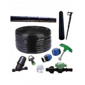 Kit irigare banda picurare 10cm/100m, complet 100mp