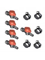 Robinet Teco 1/2 FE + clema 32 1/2
