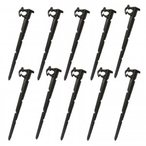 Suport/ Carlig Fixare Tub picurare si Banda 26cm - 25buc/set