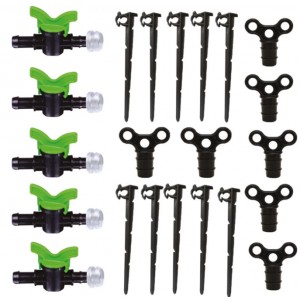 Set accesorii tub picurare, 160 buc
