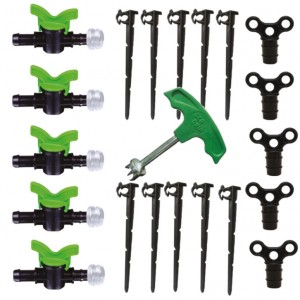Set accesorii tub picurare, 161 buc