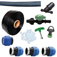 Kit irigare banda picurare 20cm/100 cu 36 accesorii