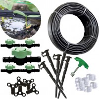 Kit irigare Tub de picurare 30/100m + 76 accesorii