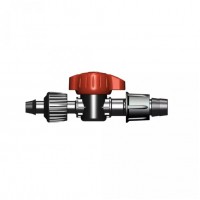 Robinet banda picurare 16mm strangere cu piulita, Teco Italia