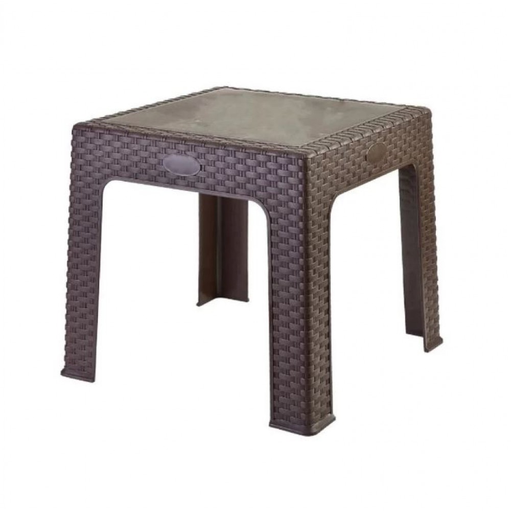 Masuta gradina patrata tip ratan 45cm, Lux