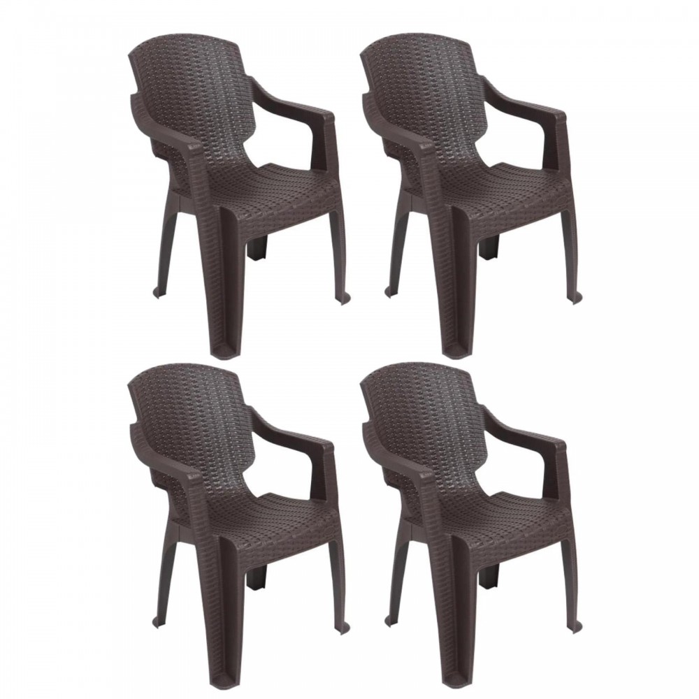 Scaun pentru gradina Infinity Maro CRL, SET 4 Buc